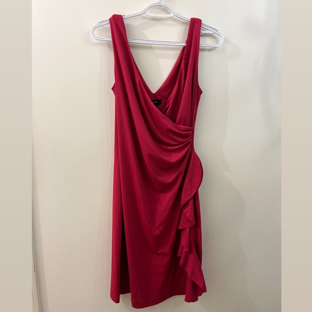 Pink V-Neck Express Dress